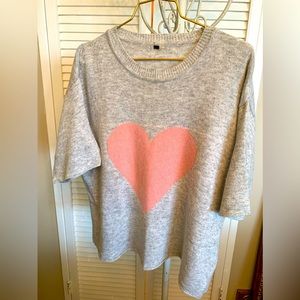WILDFOX Heart Sweater size medium